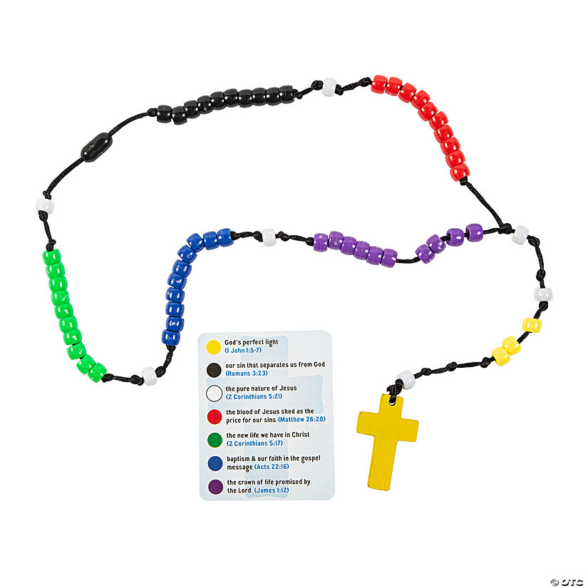 The Salvation Story Rosary Craft Kit - Makes 12 Image
