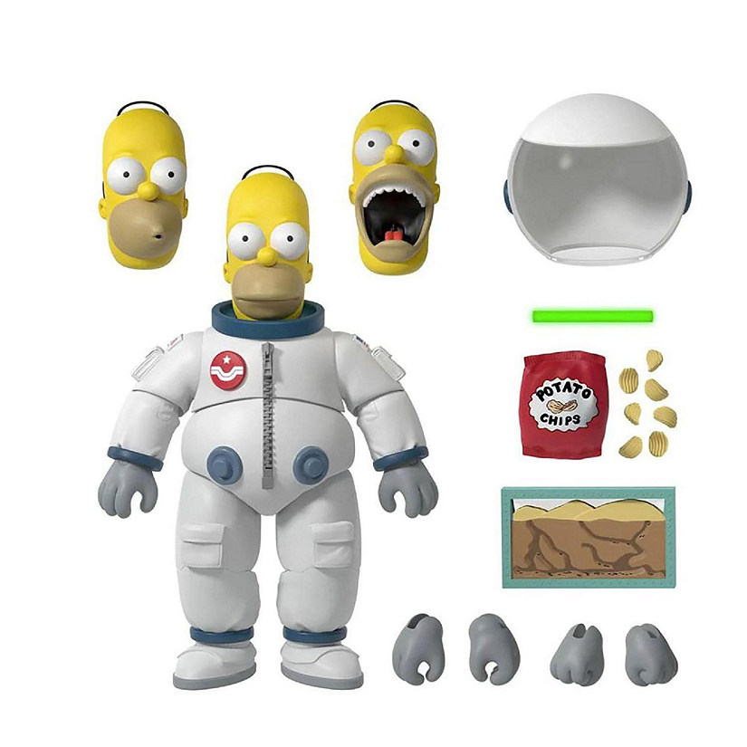 The Simpsons Ultimates Deep Space Homer 7-Inch Action Figure Image