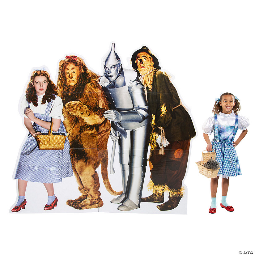 The Wizard of Oz&#8482; Dorothy, Lion, Tin Man & Scarecrow Life-Size Cardboard Cutout Stand-Up Image