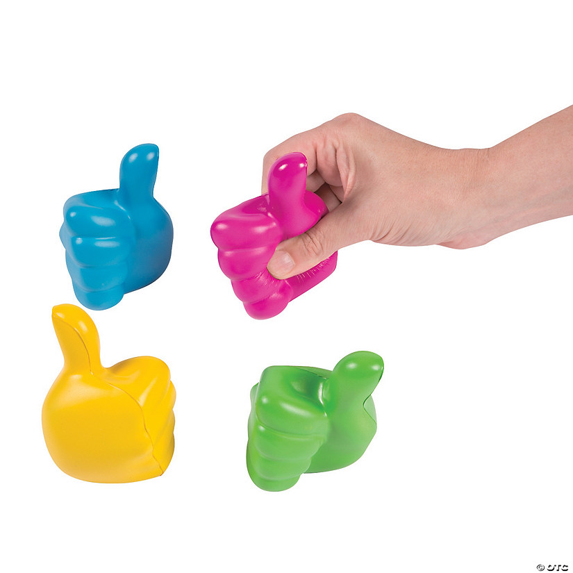Thumbs Up Stress Toys - 12 Pc. Image