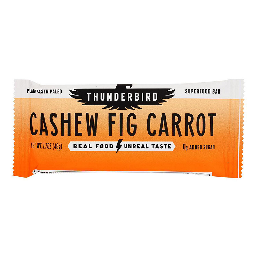 Thunderbird - Bar Cashew Fig Carrot - Case of 12-1.7 OZ Image