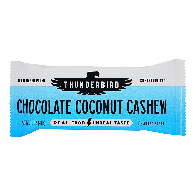 Thunderbird - Bar Chocolate Coconut Cashew - Case of 12-1.7 OZ Image