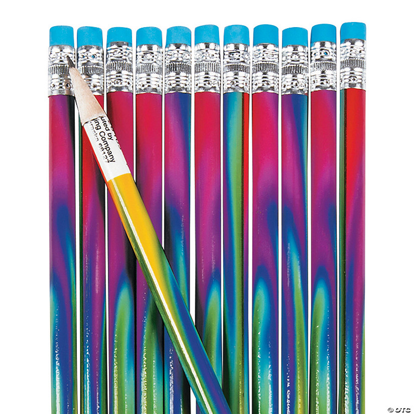 Tie-Dye Pencils - 24 Pc. Image