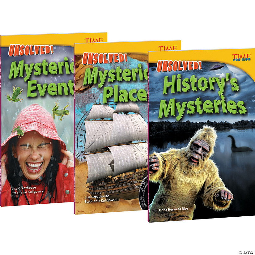 Time For Kids Unsolved! Mysteries Set of 3 Image