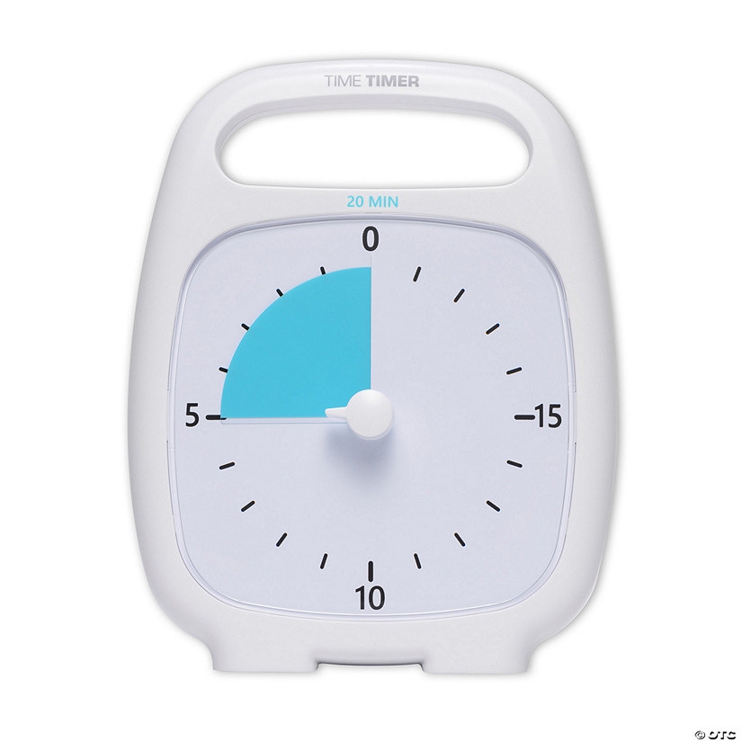 Time Timer PLUS, 20 Minute Timer, White Image