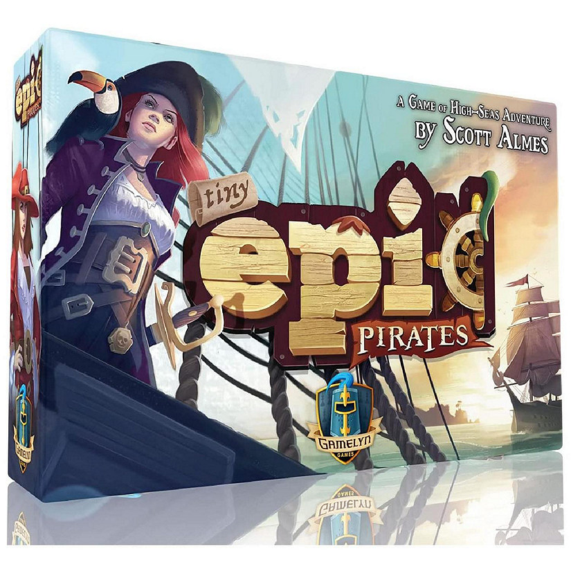 Tiny Epic Pirates High-Seas Adventure Mini Ship Strategy Card Game Gamelyn Games Image