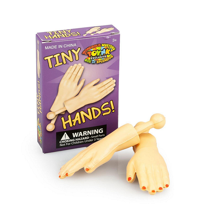 Tiny Hands Prank Novelty Item  3 Inches Image