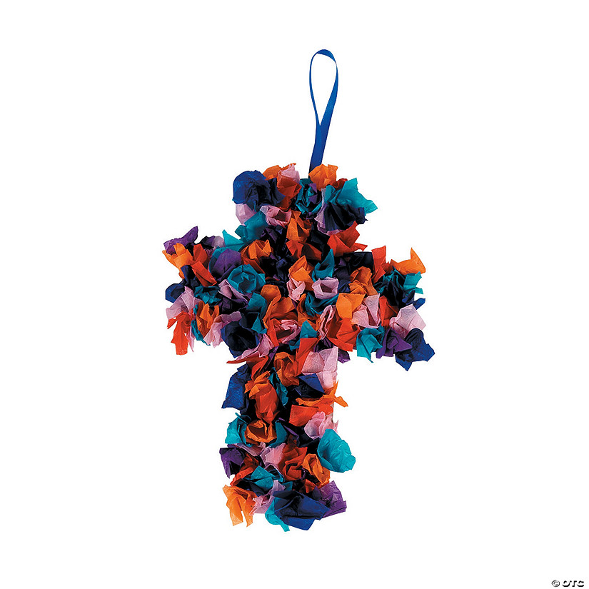 Tissue Paper Cross Craft Kit Discontinued