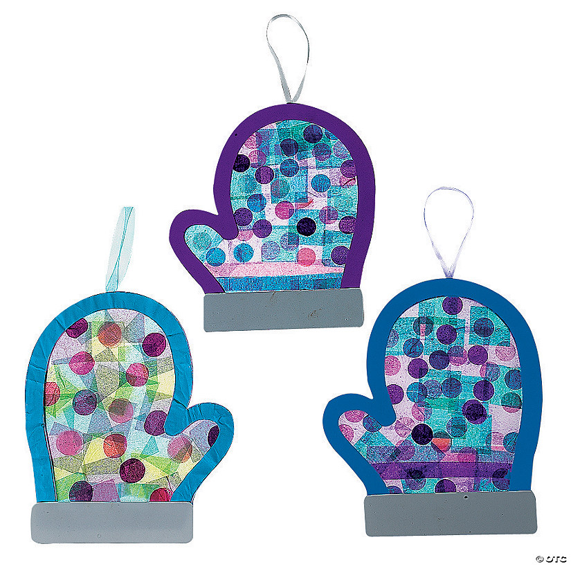 Tissue Paper Mitten Craft Kit - Discontinued