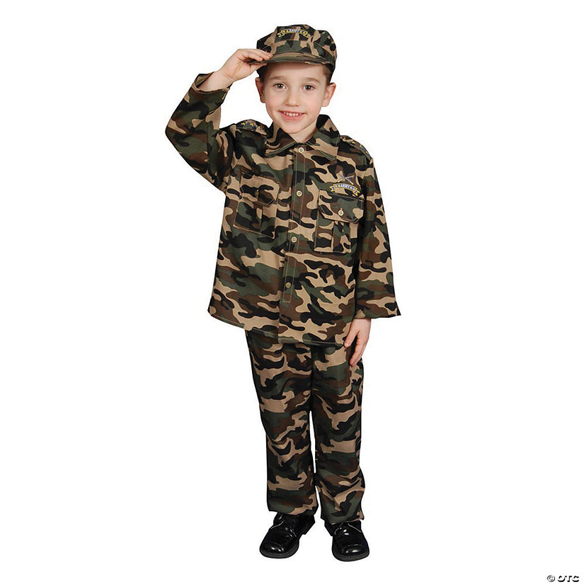Toddler Army Soldier Costume Image