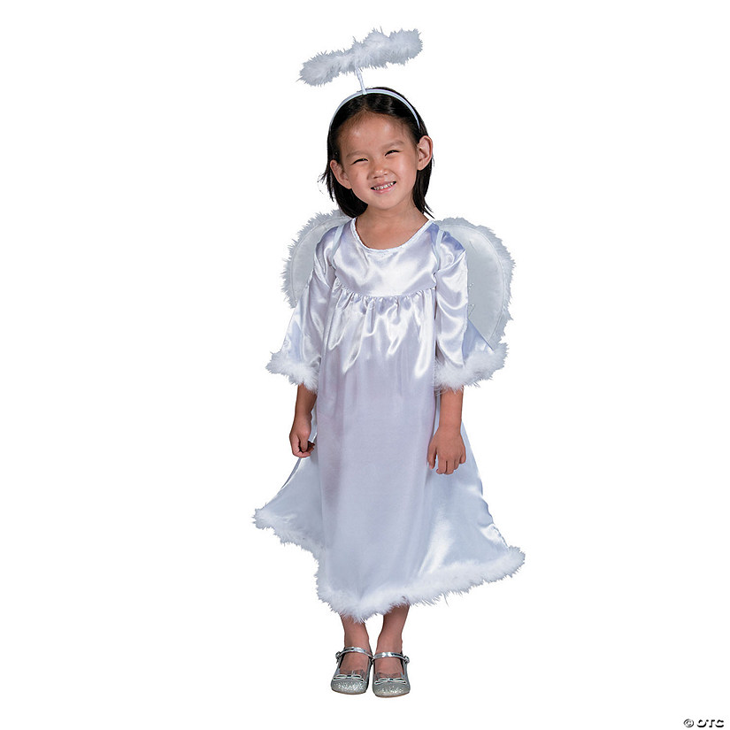 Toddler Girl&#8217;s Angel Costume - 3T-4T Image