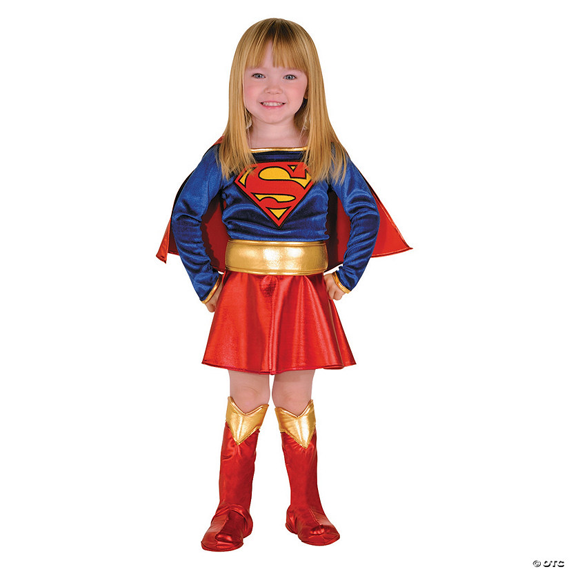Toddler Girl&#8217;s Deluxe Classic Supergirl&#8482; Costume - 2T-4T Image