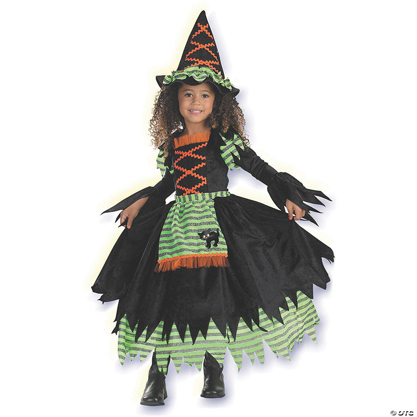 Toddler Girl&#8217;s Witch Storybook Costume Image