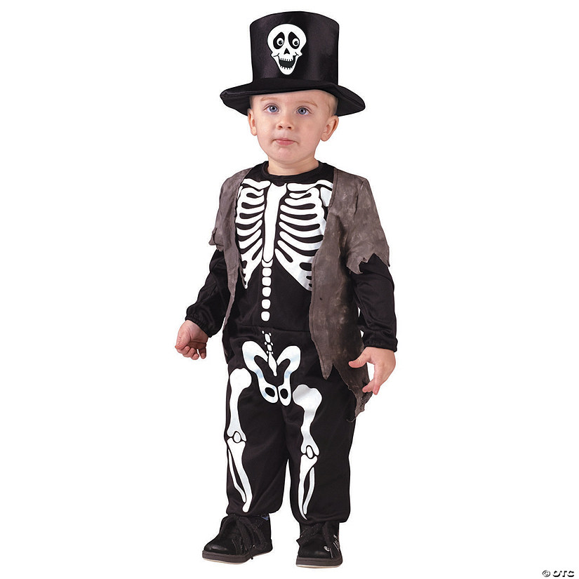 Toddler Happy Skeleton Halloween Costume - 3T-4T Image
