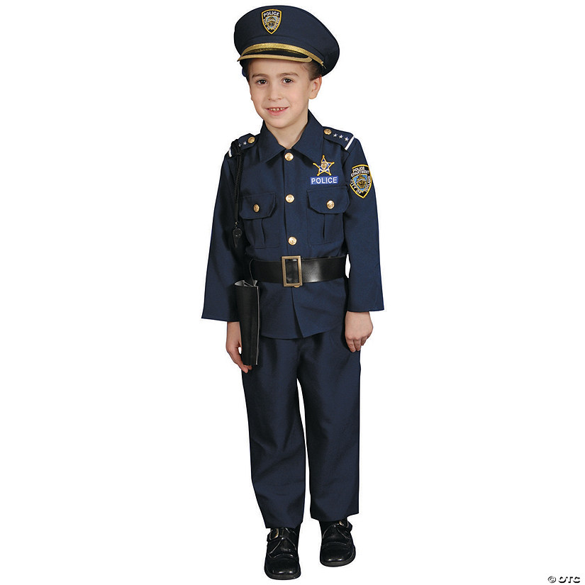 Toddler Police Officer Costume - 3T-4T Image