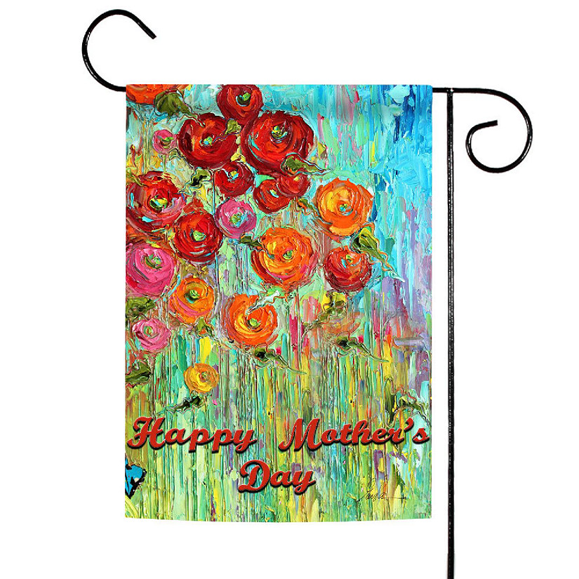 Toland Home Garden 12.5" x 18" Mothers Day Flowers Garden Flag Image