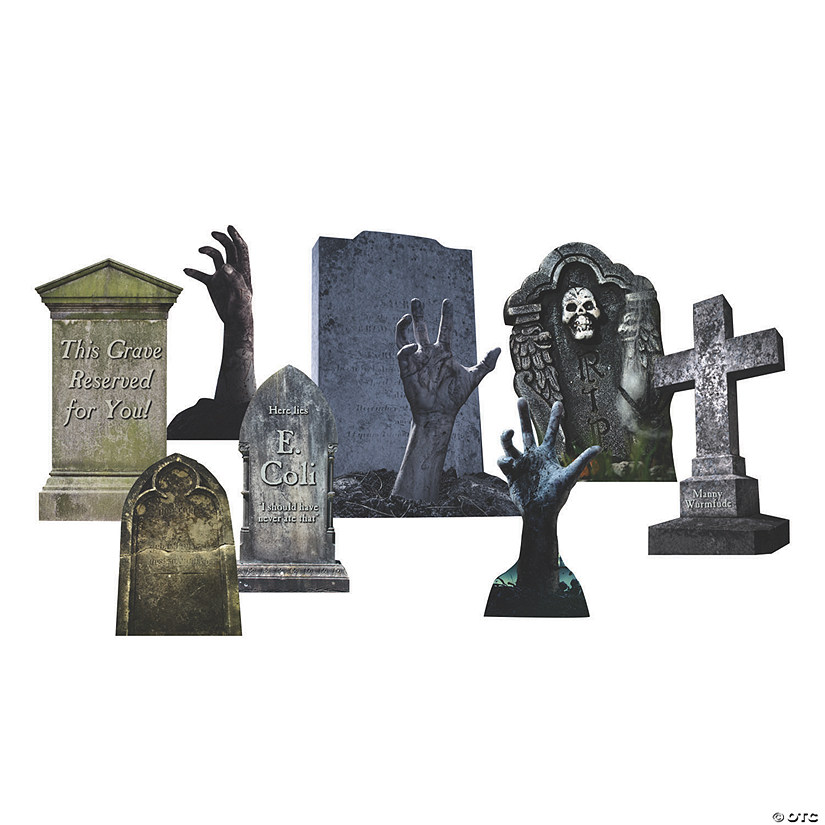 Tombstone & Zombies Yard Signs Image