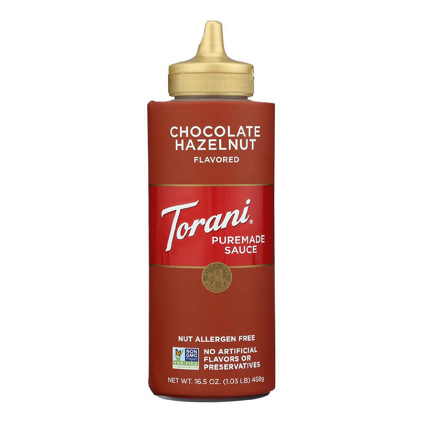 Torani - Sauce Puremade Chocolate Hazelnut - Case of 4-16.5 FZ Image