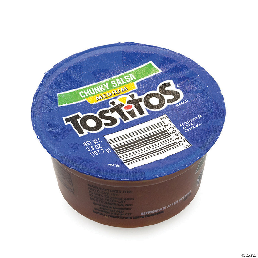 Tostitos Medium Chunky Salsa To-Go Cups, 3.8 oz, 30 Count Image