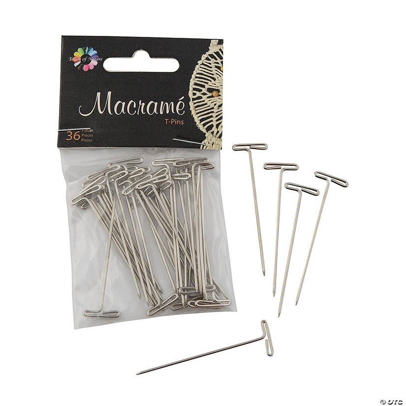 Touch of Nature<sup>&#174;</sup> Macram&#233; T-Pins - 36 Pc. Image