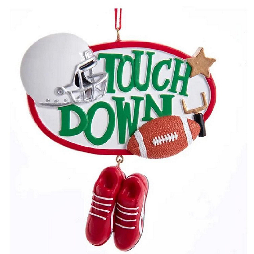 Touchdown Football Christmas Tree Ornament A2043 Image