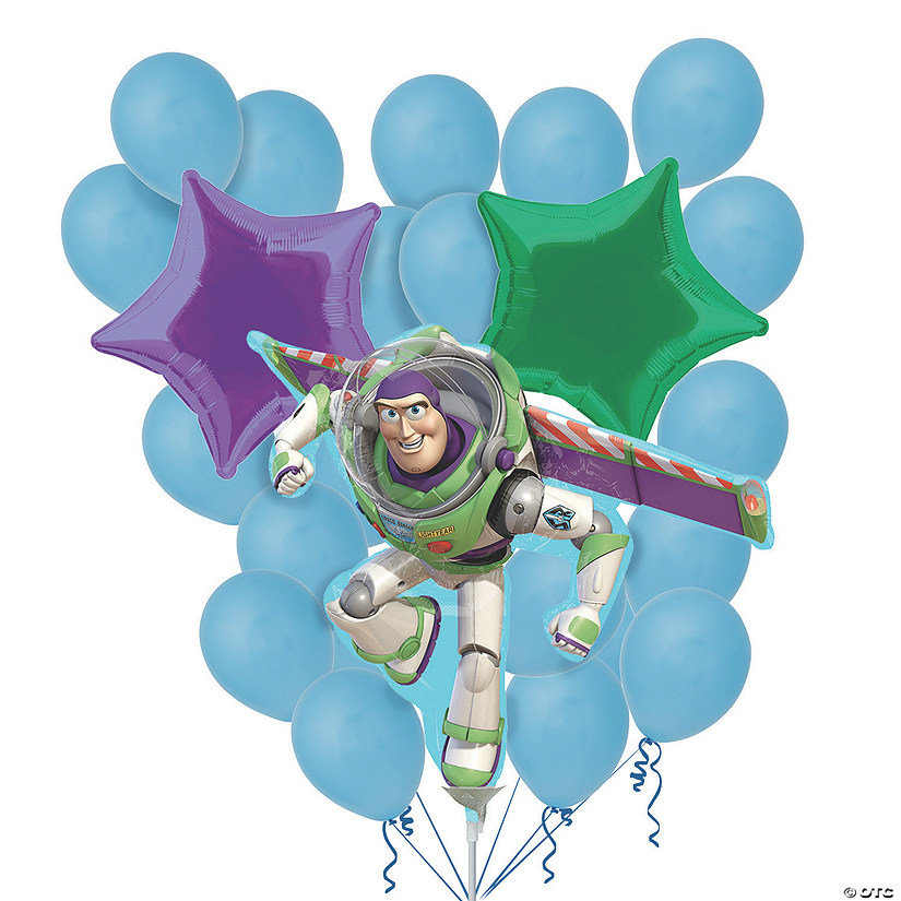 Toy Story&#8482; Buzz Lightyear Balloon Bouquet - 28 Pc. Image