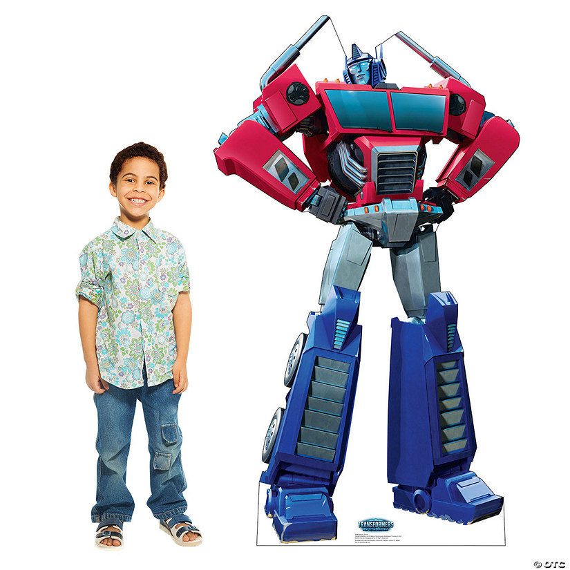Transformers Earthspark Optimus Prime Life-Size Cardboard Cutout Stand-Up Image