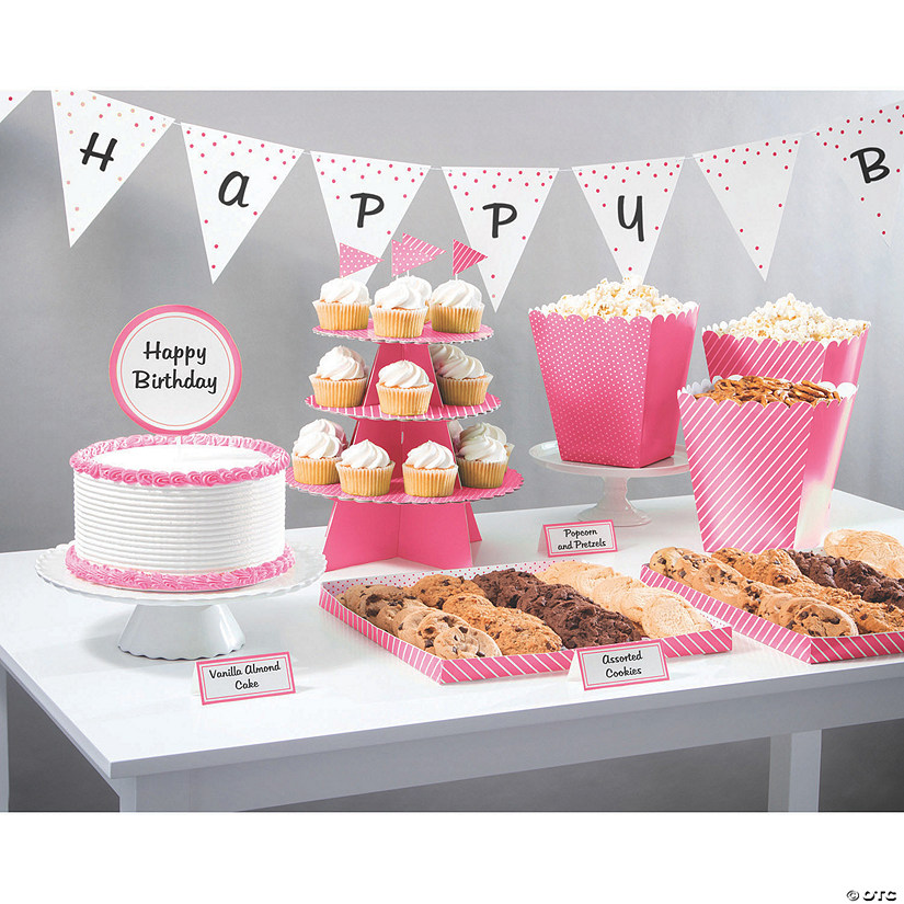 Treat Table Candy Pink Decorating Kit - 27 Pc. Image