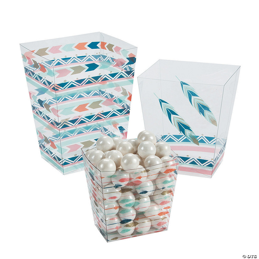 Tribal Baby Shower Candy Containers - 6 Pc. Image