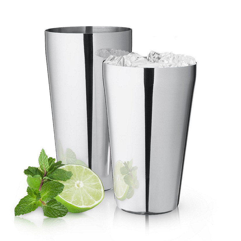 True Advance Stainless Steel Boston Shaker Tins by True Image