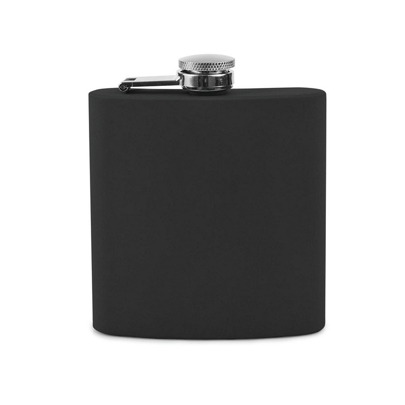 True Black Soft Touch Flask by True Image