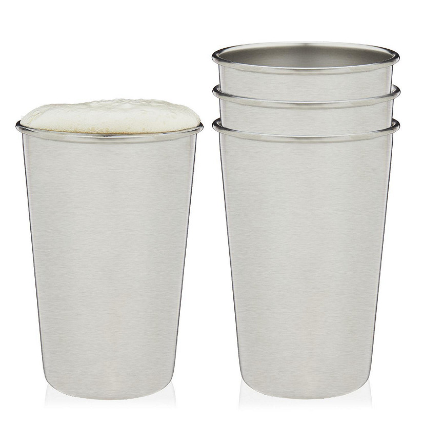 True Stainless Steel Pint Cups, Set of 4 Image