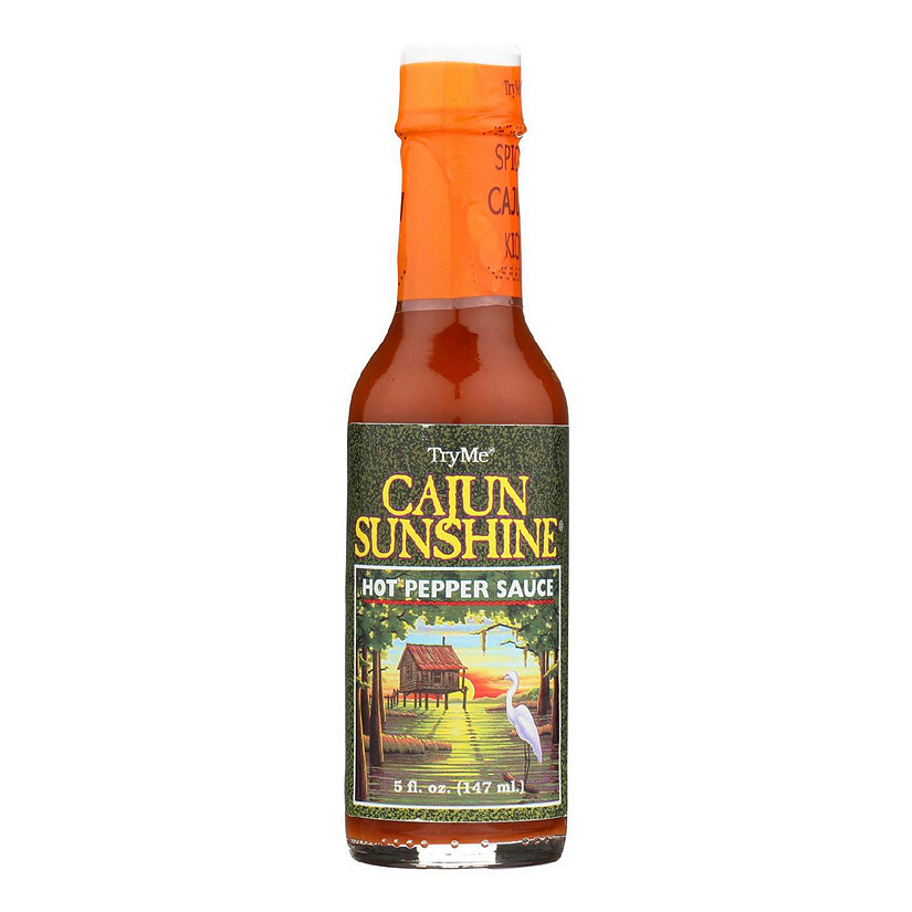 Try Me Cajun Sunshine - Hot Pepper Sauce - Case of 6 - 5 oz. Image