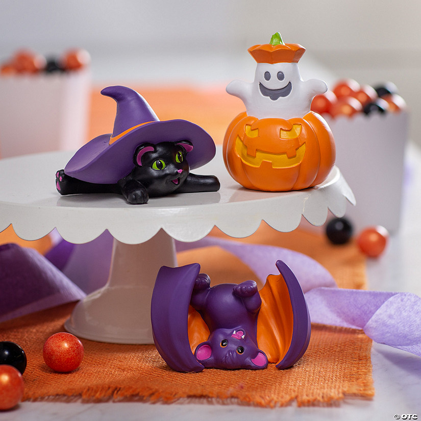 Tumbling Halloween Character Tabletop Decorations &#8211; 3 Pc. Image