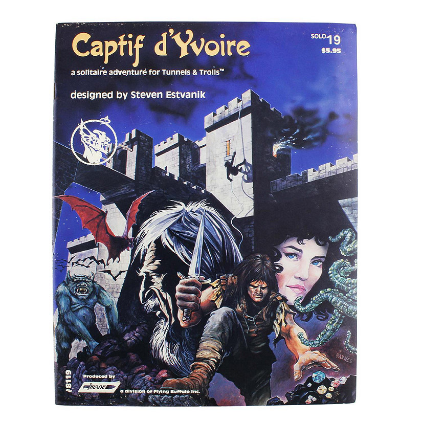 Tunnels & Trolls Solo Adventure 19: Captif d'Yvoire, Fantasy Role Playing Game Image