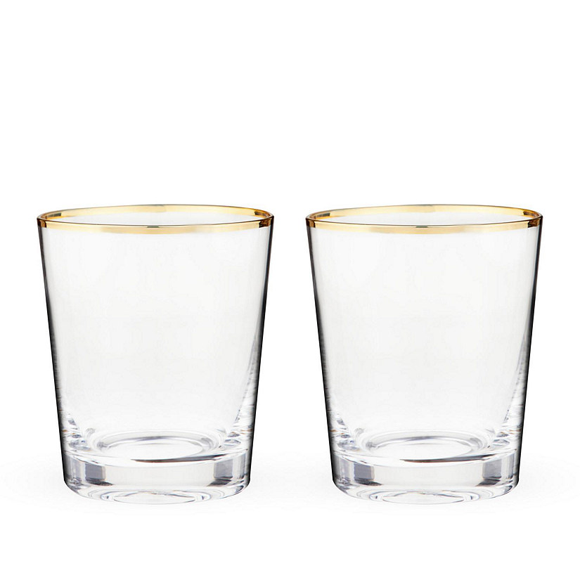Twine Gilded Glass Tumbler Set by Twine Image