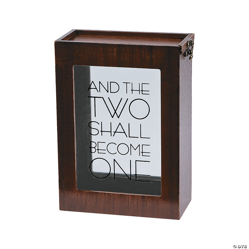 Two Become One Sand Ceremony Shadow Box Image