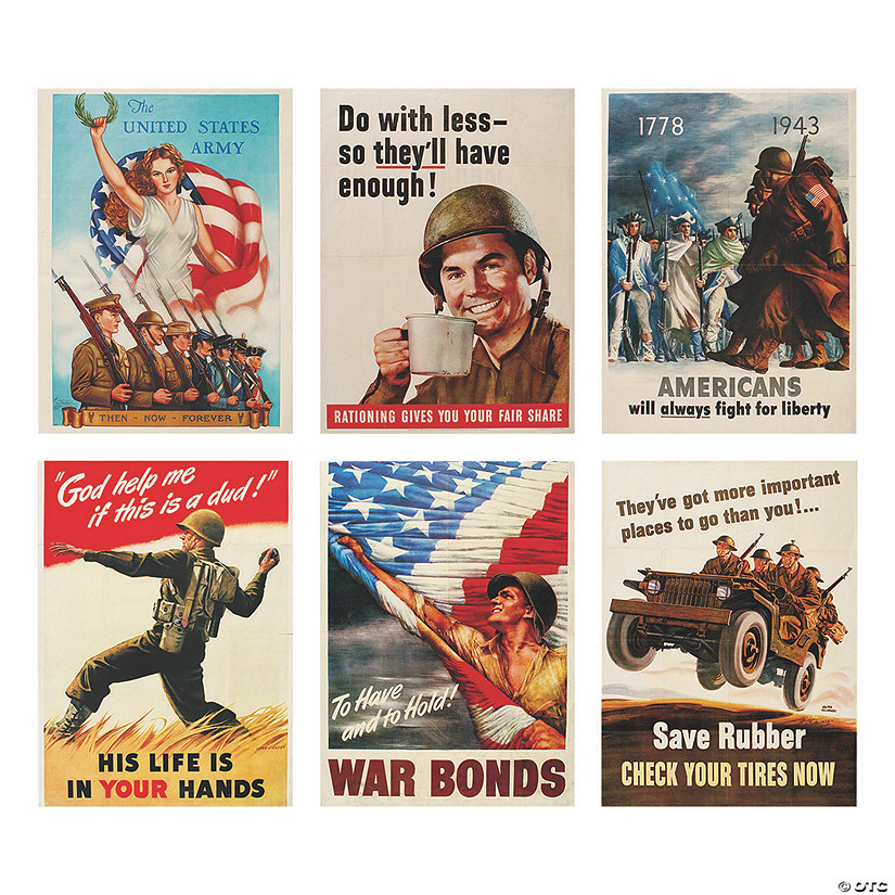 U.S. Army<sup>&#174;</sup> Vintage Posters - 6 Pc. Image