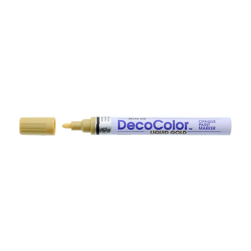 Uchida DecoColor Paint Marker, Broad, Gold Image