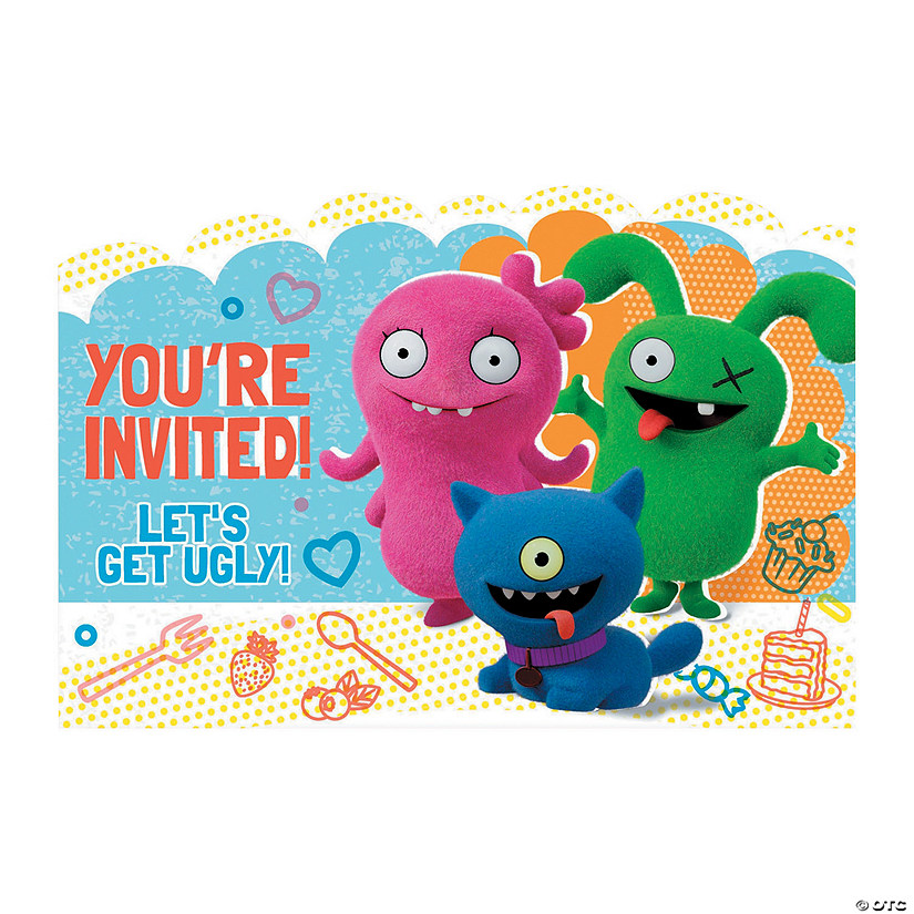 UglyDolls Invitations - 8 Pc. Image