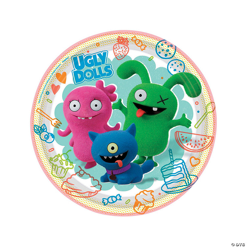 UglyDolls Party Paper Dinner Plates - 8 Ct. Image
