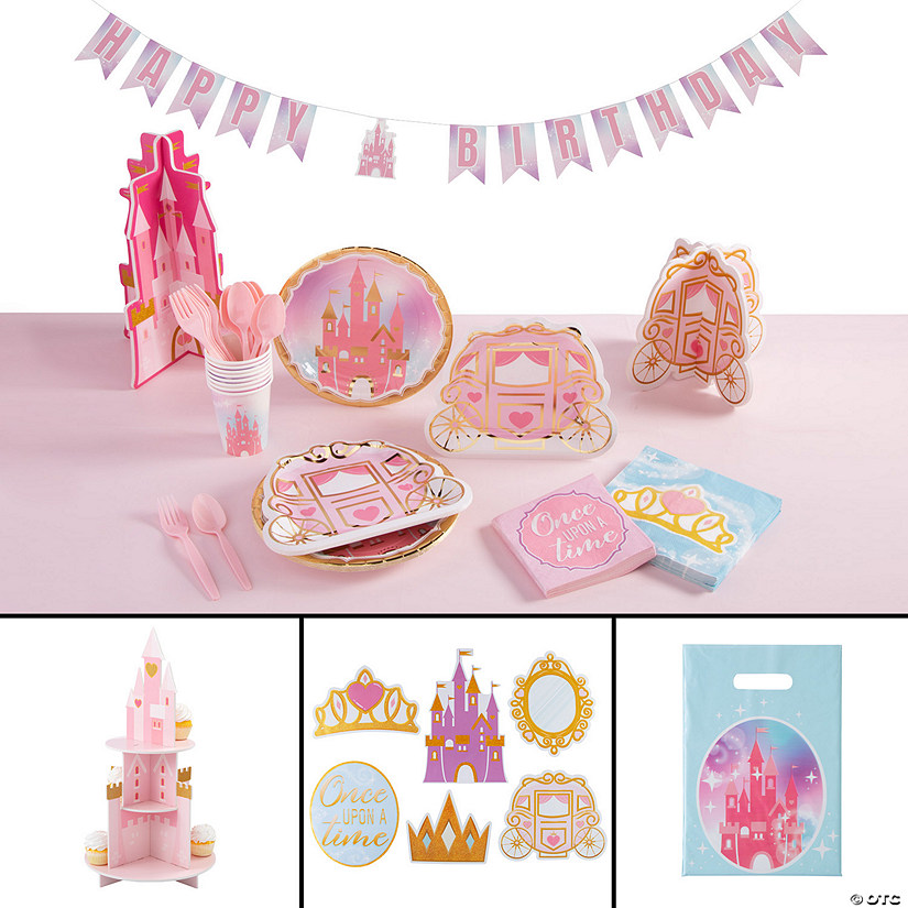 Ultimate Princess Party Decorating Kit for 24 Image