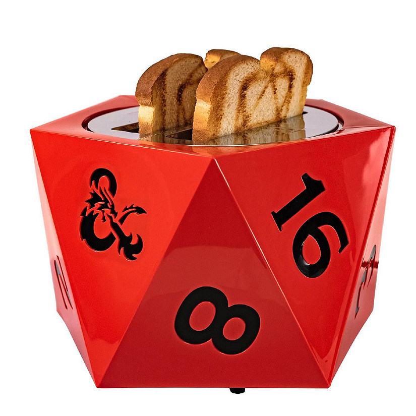 Uncanny Brands Dungeons & Dragons Halo Toaster - Toasts D&D Logo on Your Bread Image