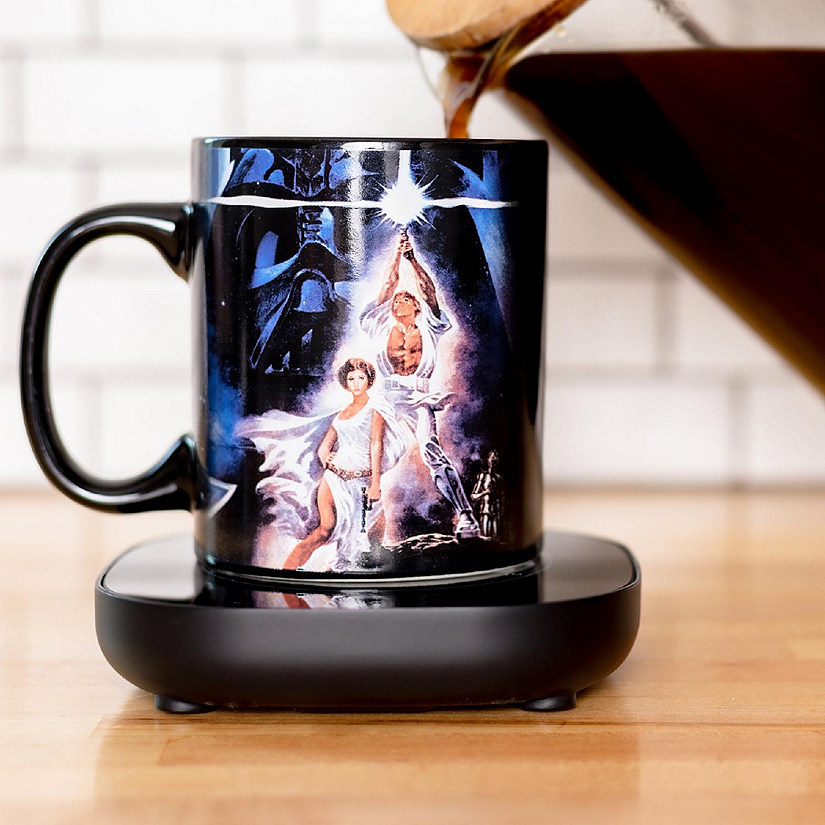 Uncanny Brands Star Wars A New Hope Mug Warmer &#8211; Keeps Your Favorite Beverage Warm - Auto Shut On/Off Image