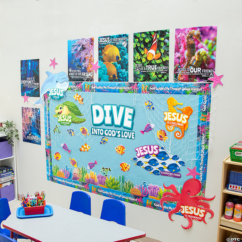 Under the Sea VBS Classroom Decorating Kit - 18 Pc. Image