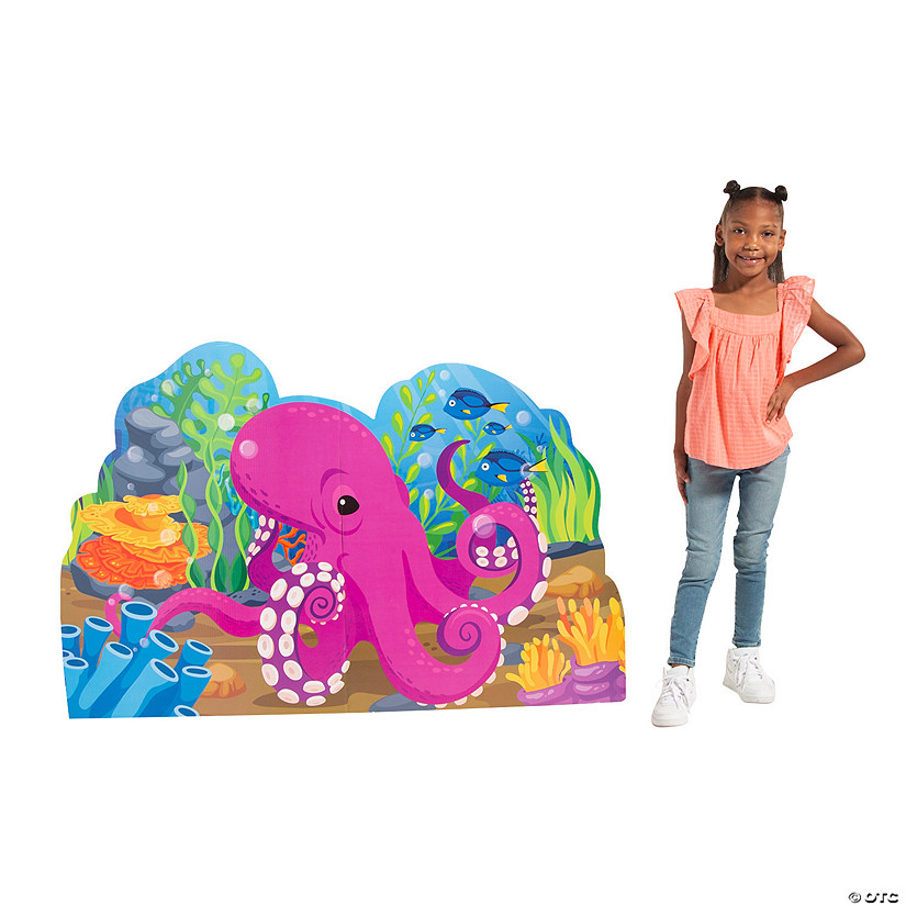 Under the Sea VBS Octopus Cardboard Cutout Stand-Up Image