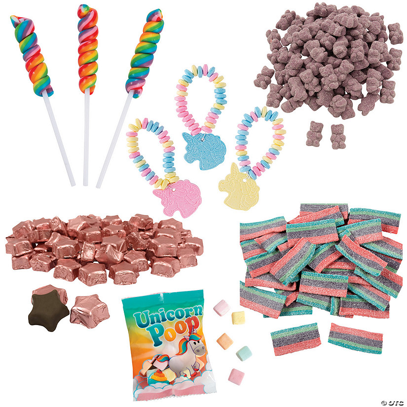 Unicorn Candy Buffet - 164 Pc. Image