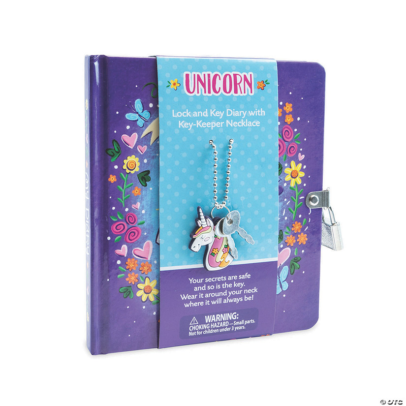 Unicorn Diary with Charm Necklace Image