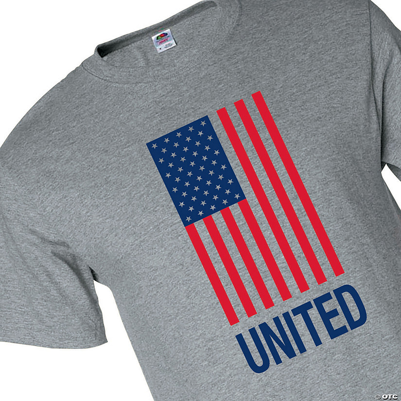 United American Flag Adult's T-Shirt Image