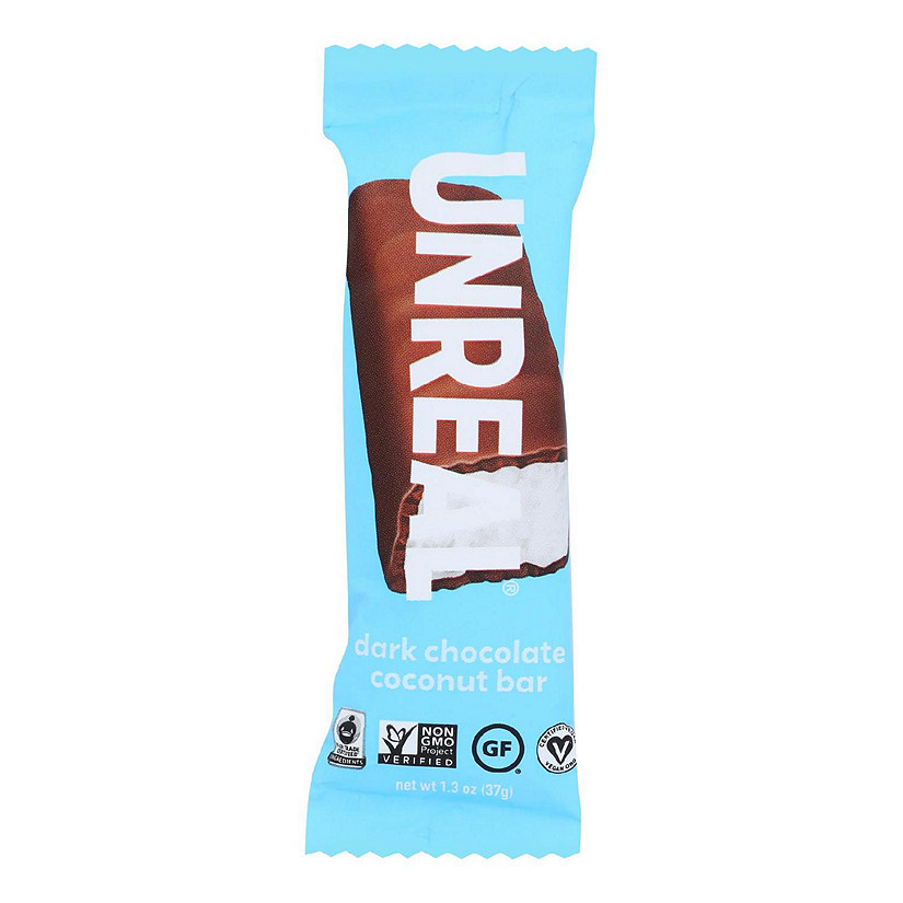 Unreal - Bar Dark Chocolate Coconut - Case of 12-1.3 OZ Image